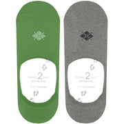 Burlington Everyday 2-pack No Show sokken - Fairway groen
