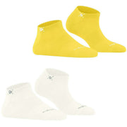 Burlington Everyday 2-pack sneakersokken - gebroken wit
