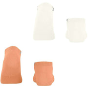 Burlington Everyday 2-pack sneakersokken - perzikoranje