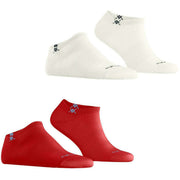 Burlington Everyday 2-Pack Sneaker Sokken - Tulp Rood