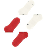 Burlington Everyday 2-Pack Sneaker Sokken - Tulp Rood