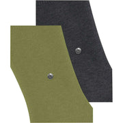 Burlington Everyday 2-Pack Socks - Kiwi Green/Black