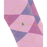 Burlington Everyday Argyle 2-pack sokken - Berry Pool Pink