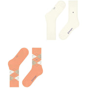 Burlington Everyday Mix 2-pack sokken - perzikoranje