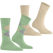 Burlington Everyday Mix 2-Pack Sokken - Rustig Groen