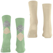 Burlington Everyday Mix 2-Pack Sokken - Rustig Groen