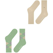 Burlington Everyday Mix 2-Pack Sokken - Rustig Groen