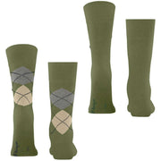 Burlington Everyday Mix 2-pack sokken - Salvia groen