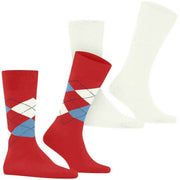 Burlington Everyday Mix 2-Pack Sokken - Tulp Rood