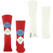 Burlington Everyday Mix 2-Pack Sokken - Tulp Rood