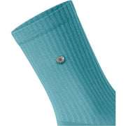 Burlington Fleet Street Sokken - Key Largo Blauw
