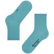 Burlington Fleet Street Sokken - Key Largo Blauw