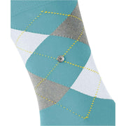 Burlington King Sokken - Key Largo Blauw