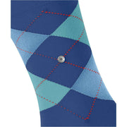 Burlington King Sokken - Kornblau Blauw
