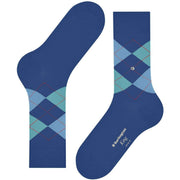 Burlington King Sokken - Kornblau Blauw