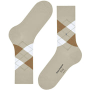 Burlington King Sokken - Zijde Beige