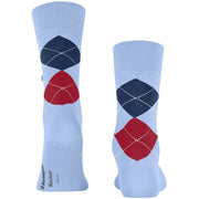 Burlington Manchester Sokken - Arctic Sky Blue