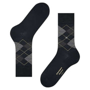 Burlington Manchester Socks - Black/Grey