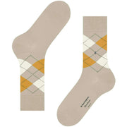 Burlington Manchester Sokken - Crème Beige