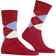 Burlington Manchester Sokken - Tropicana Rood