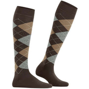 Burlington Marylebone Knee High Socks - Dark Brown