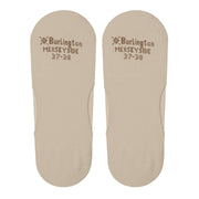 Burlington Merseyside onzichtbare sokken - havermoutbeige