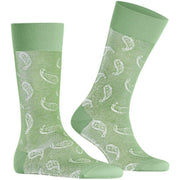 Burlington Paisley Sokken - Rustig Groen