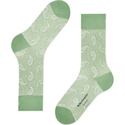 Burlington Paisley Sokken - Rustig Groen