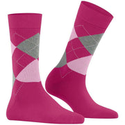 Burlington Queen Sokken - Aubergine Rood