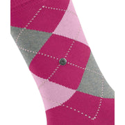 Burlington Queen Sokken - Aubergine Rood