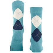 Burlington Queen Sokken - Key Largo Blauw
