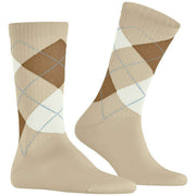 Burlington Rib Court Sokken - Crème Beige