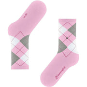 Burlington Rib Courtside Sokken - Sportief Roze Roze
