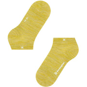 Burlington Soho Vibes Sneaker Sokken - Banaan Geel