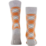 Burlington Tartan Sokken - Heather Grijs