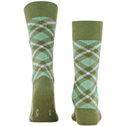 Burlington Tartan Sokken - Salvia Groen