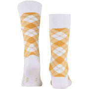 Burlington Tartan Sokken - Wit