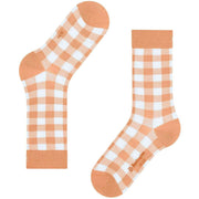 Burlington Vichy Sokken - Perzik Oranje