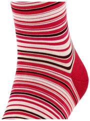 Falke Microblock Kniekousen - Geranium Rood