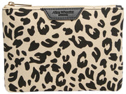 Alice Wheeler London Etui met dierenprint - Licht luipaard/zwart