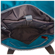 Roka Finchley medium rugzak van gerecycled canvas - diep blauwgroen