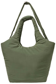 Roka Oxford Medium Taslon Schoudertas - Olijfgroen