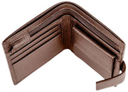 Dents Aire Coin Bifold Portemonnee - Chocoladebruin