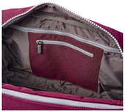 Roka Gatwick medium plunjezak van gerecycled canvas - kersenlak rood
