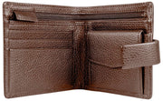 Dents Aire Coin Bifold Portemonnee - Chocoladebruin
