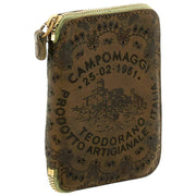 Campomaggi Floriana Laser Cashmere Portemonnee - Militair Groen