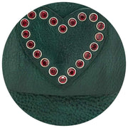 Campomaggi Portacellulaire Stud Telefoonhouder Tas - Groene Fles/Rood