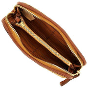 Campomaggi Veracruz leren tas van stro - natuurlijk beige/cognacbruin