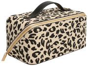 Alice Wheeler London Dierenprint Treinkoffer - Licht Luipaard/Zwart