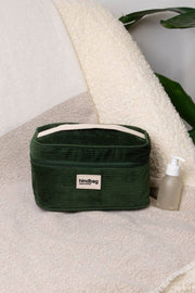 Achterzak Gaspard Vanity Bag - Fluweel Pine Green